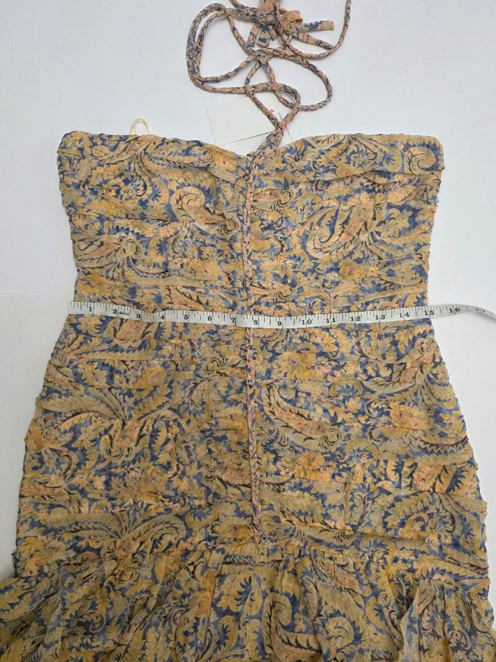 Veronica Beard Lucine Paisley Silk Gown - Picture 14 of 16